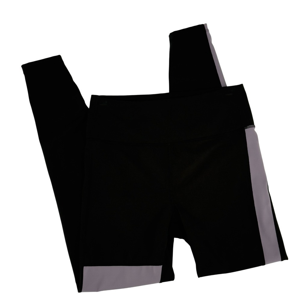 ALALA Black Purple‎ Colorblock High Rise Leggings S